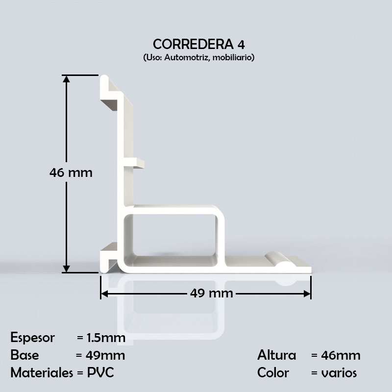 perfiles pvc