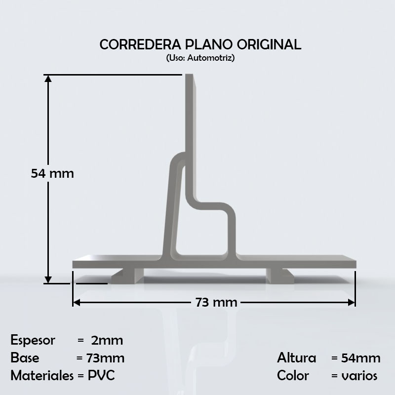 perfil pvc