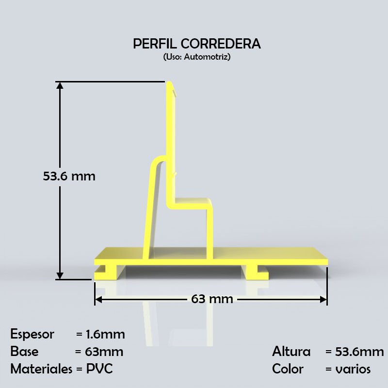 perfil pvc