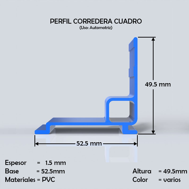 perfiles pvc