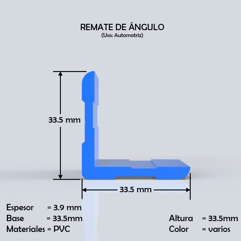 perfiles de plastico