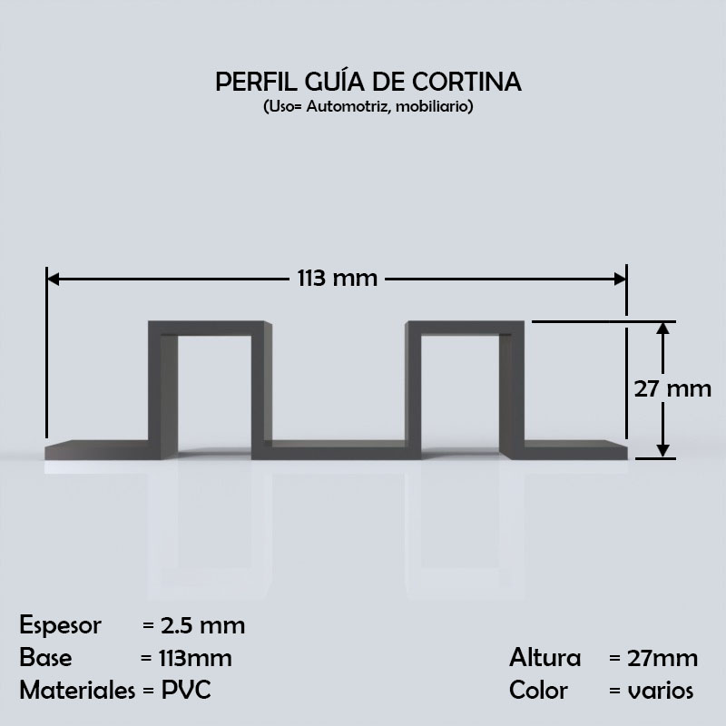 perfiles de pvc