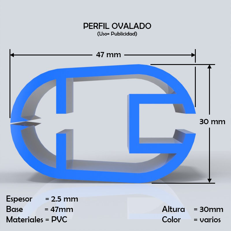 perfil pvc