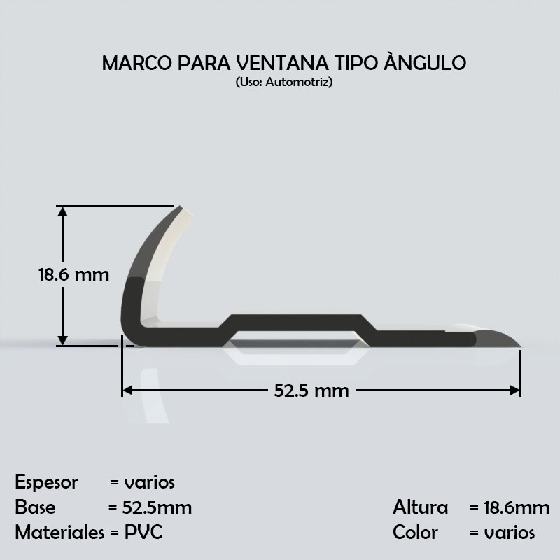 perfiles de pvc